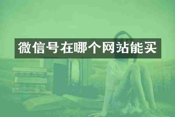 微信号在哪个网站能买