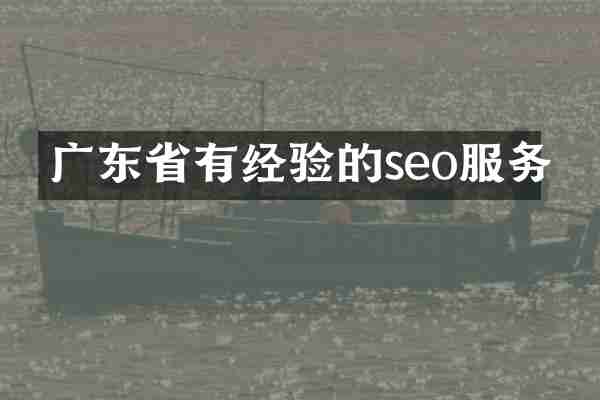 广东省有经验的seo服务