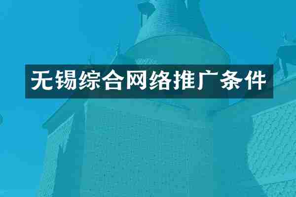 无锡综合网络推广条件
