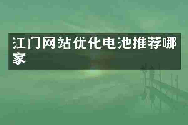 江门网站优化电池推荐哪家
