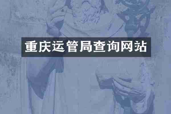 重庆运管局查询网站