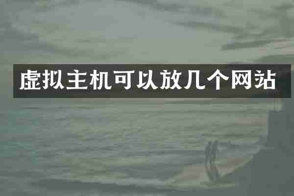 虚拟主机可以放几个网站