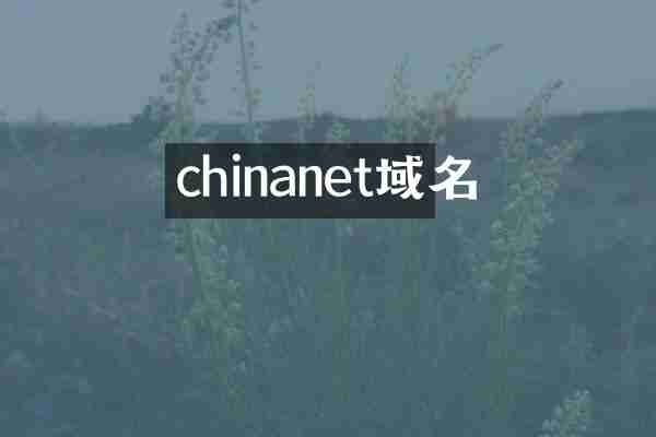 chinanet域名