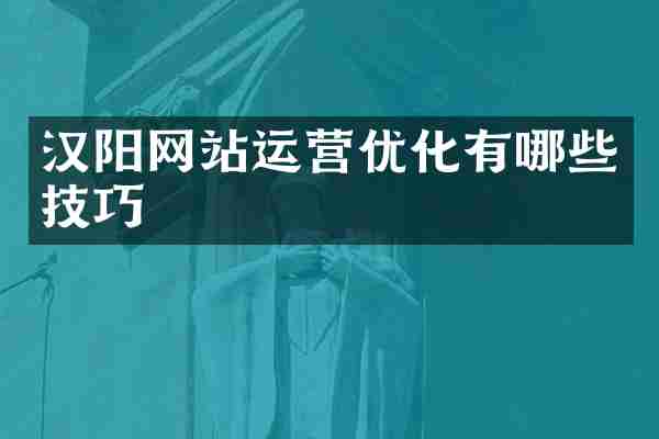 汉阳网站运营优化有哪些技巧