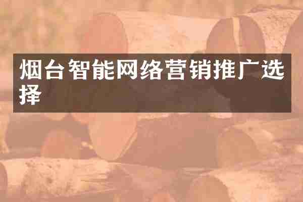 烟台智能网络营销推广选择