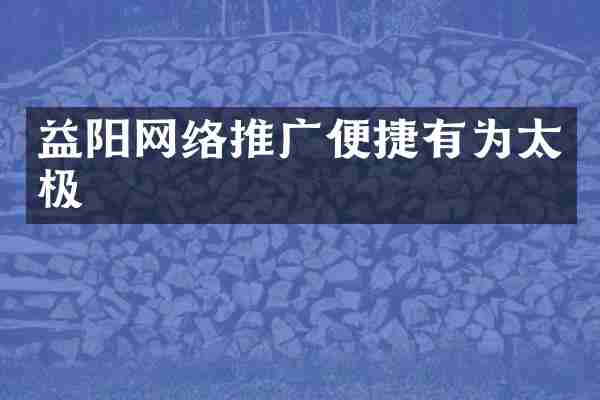 益阳网络推广便捷有为太极
