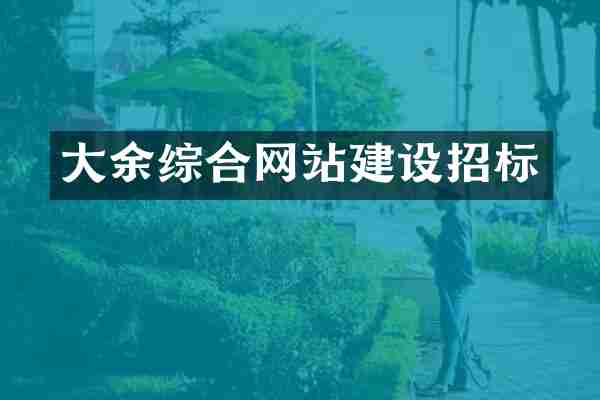 大余综合网站建设招标