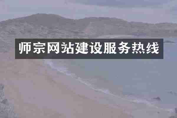 师宗网站建设服务热线