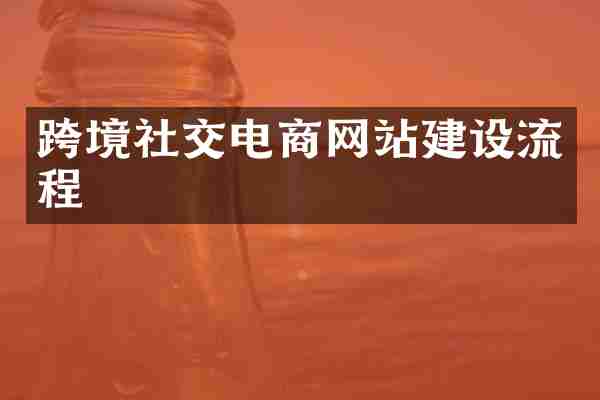 跨境社交电商网站建设流程