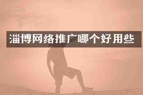 淄博网络推广哪个好用些