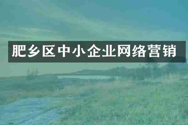 肥乡区中小企业网络营销