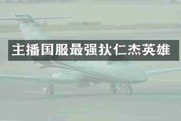 主播国服最强狄仁杰英雄