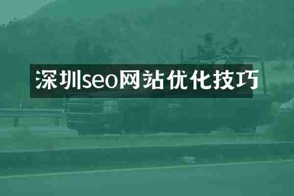 深圳seo网站优化技巧