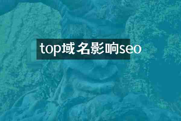 top域名影响seo