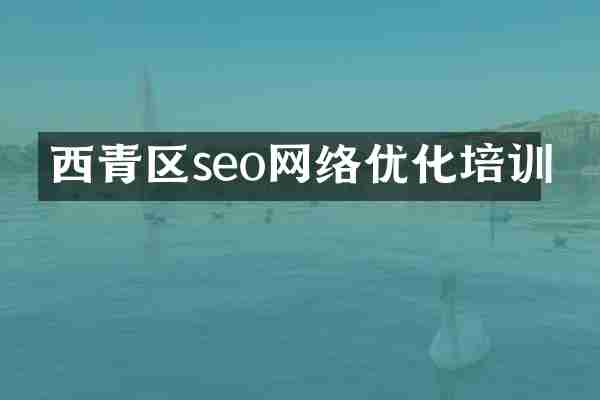 西青区seo网络优化培训