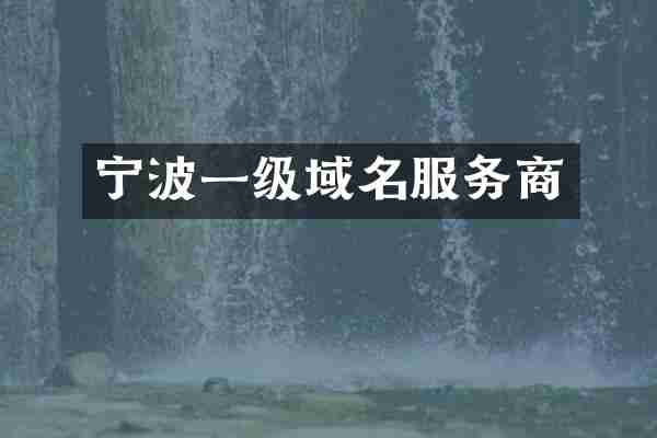 宁波一级域名服务商