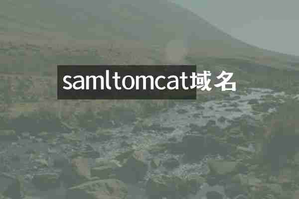 samltomcat域名