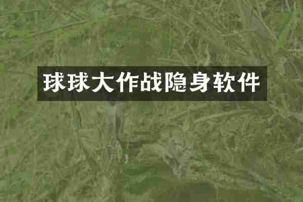 球球大作战隐身软件