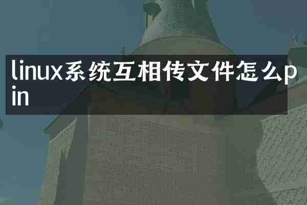 linux系统互相传文件怎么pin