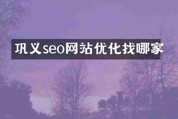巩义seo网站优化找哪家