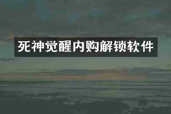 死神觉醒内购解锁软件