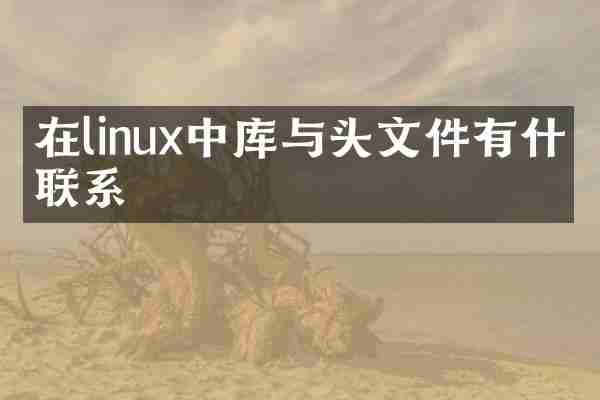 在linux中库与头文件有什么联系