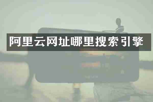 阿里云网址哪里搜索引擎