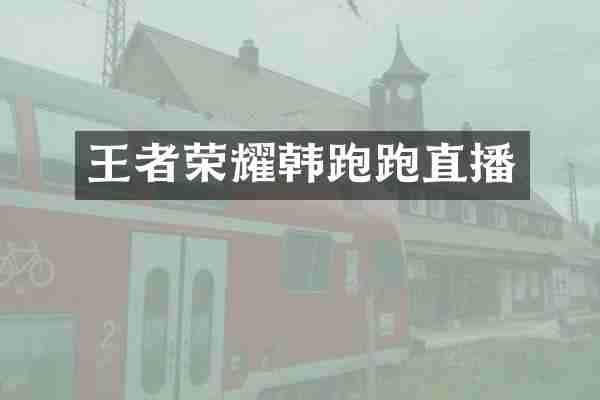 王者荣耀韩跑跑直播