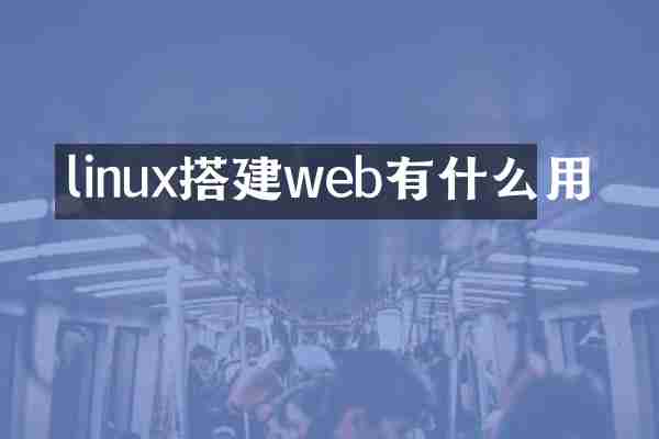 linux搭建web有什么用