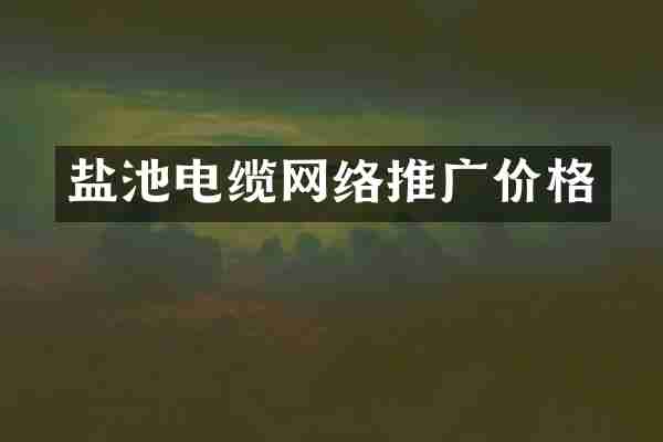 盐池电缆网络推广价格