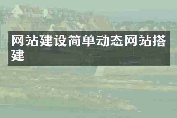 网站建设简单动态网站搭建