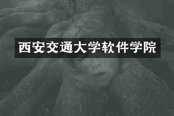 西安交通大学软件学院