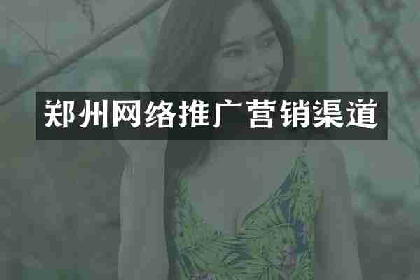 郑州网络推广营销渠道