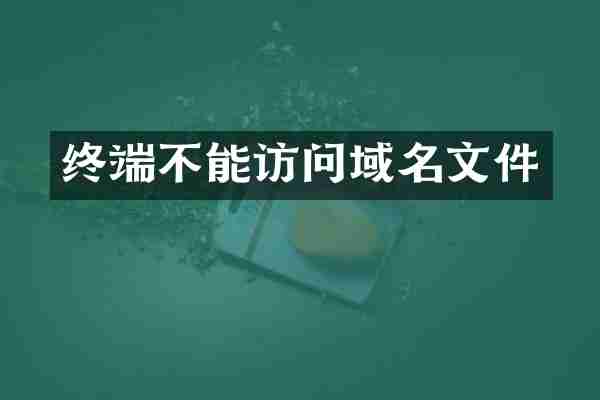 终端不能访问域名文件