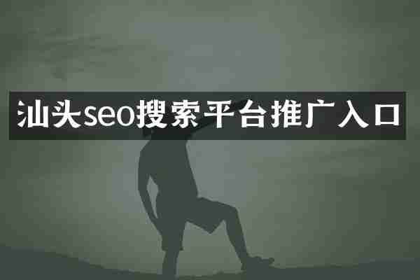 汕头seo搜索平台推广入口
