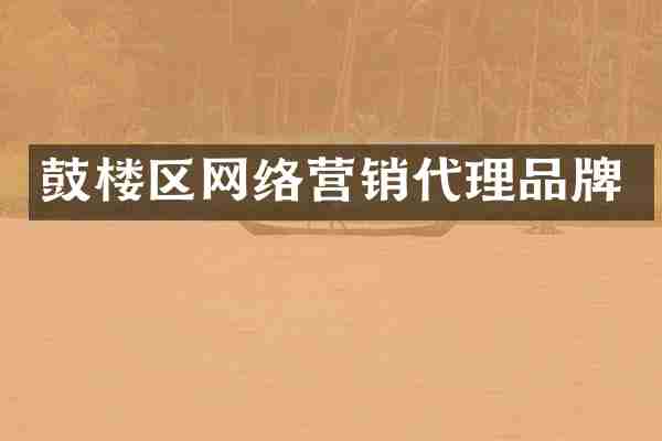 鼓楼区网络营销代理品牌