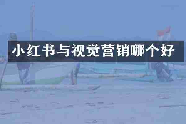 小红书与视觉营销哪个好