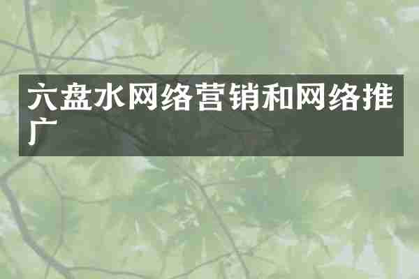 六盘水网络营销和网络推广