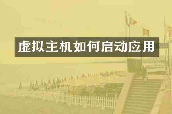 虚拟主机如何启动应用