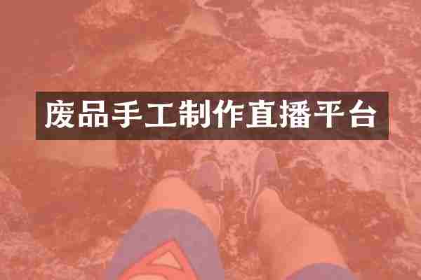 废品手工制作直播平台