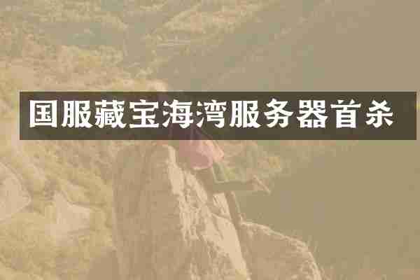 国服藏宝海湾服务器首杀