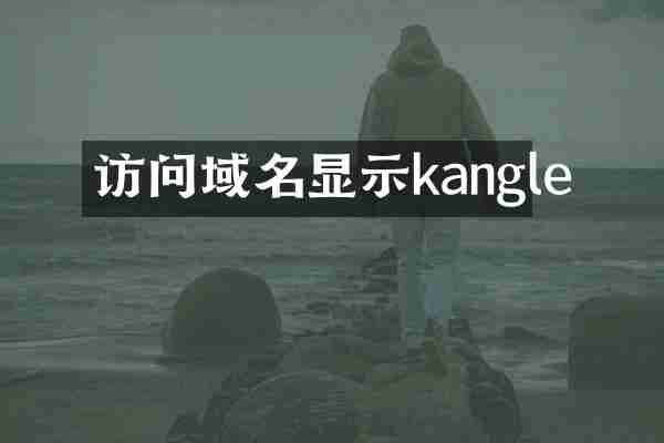 访问域名显示kangle