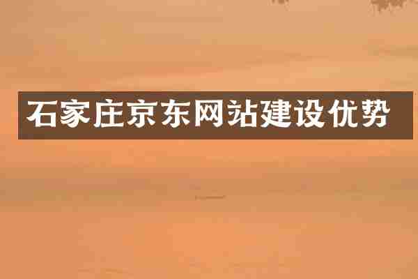 石家庄京东网站建设优势