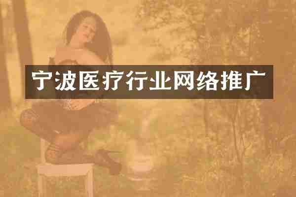 宁波医疗行业网络推广