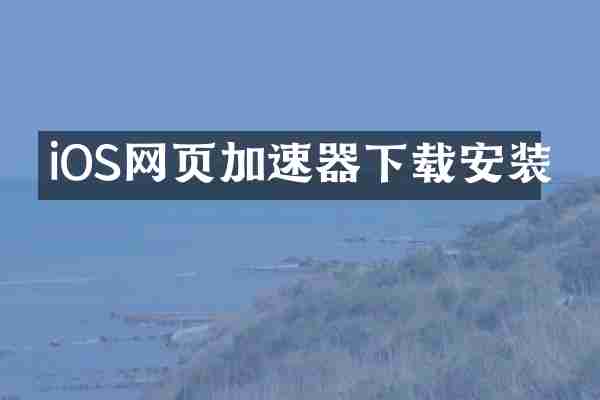 iOS网页加速器下载安装