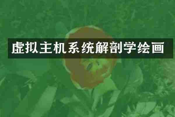 虚拟主机系统解剖学绘画