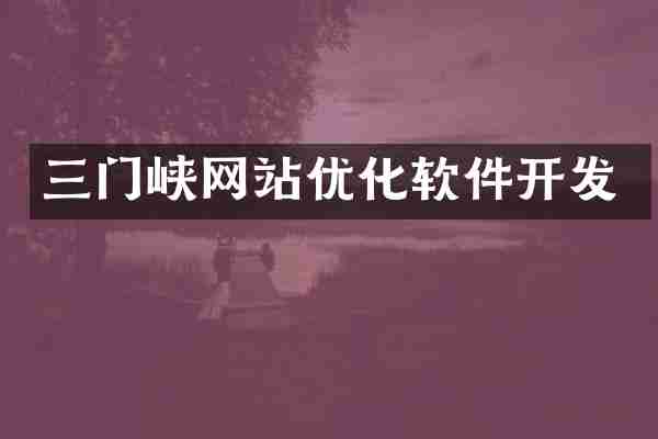 三门峡网站优化软件开发