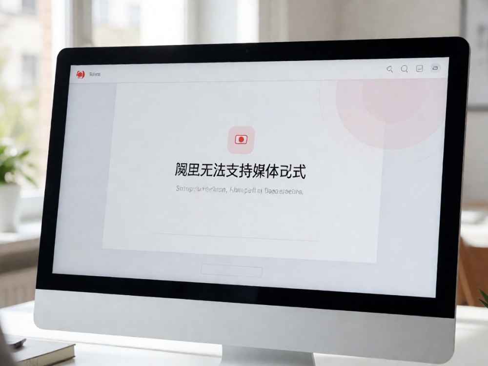 网页无法支持媒体格式