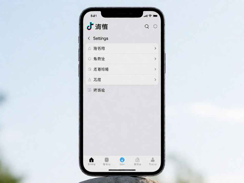 抖音设置观看种类在哪里