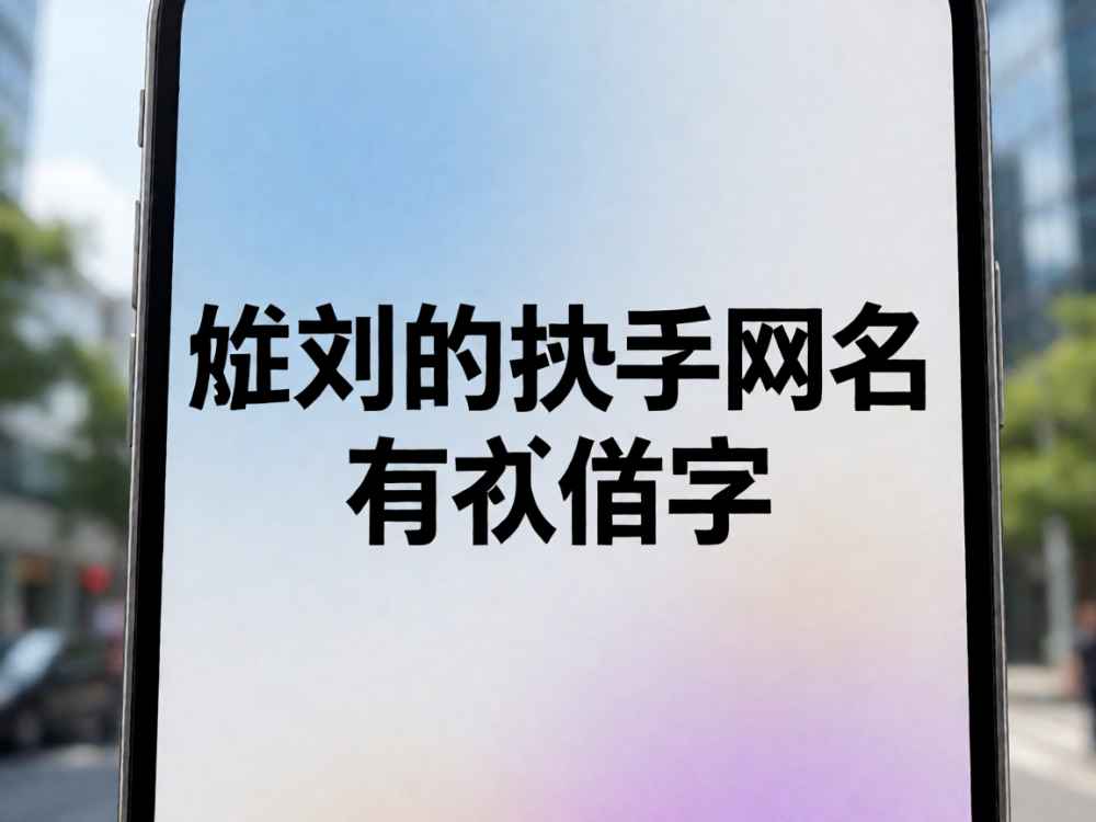 姓刘的快手网名有哪些字